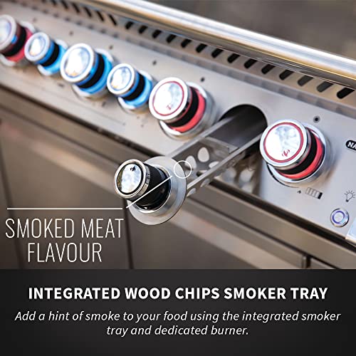 Napoleon PRO500RSIBPSS-3 Prestige PRO BBQ Propane Gas Grill, 500 sq.in. + Infrared Side and Rear Burners, Stainless Steel