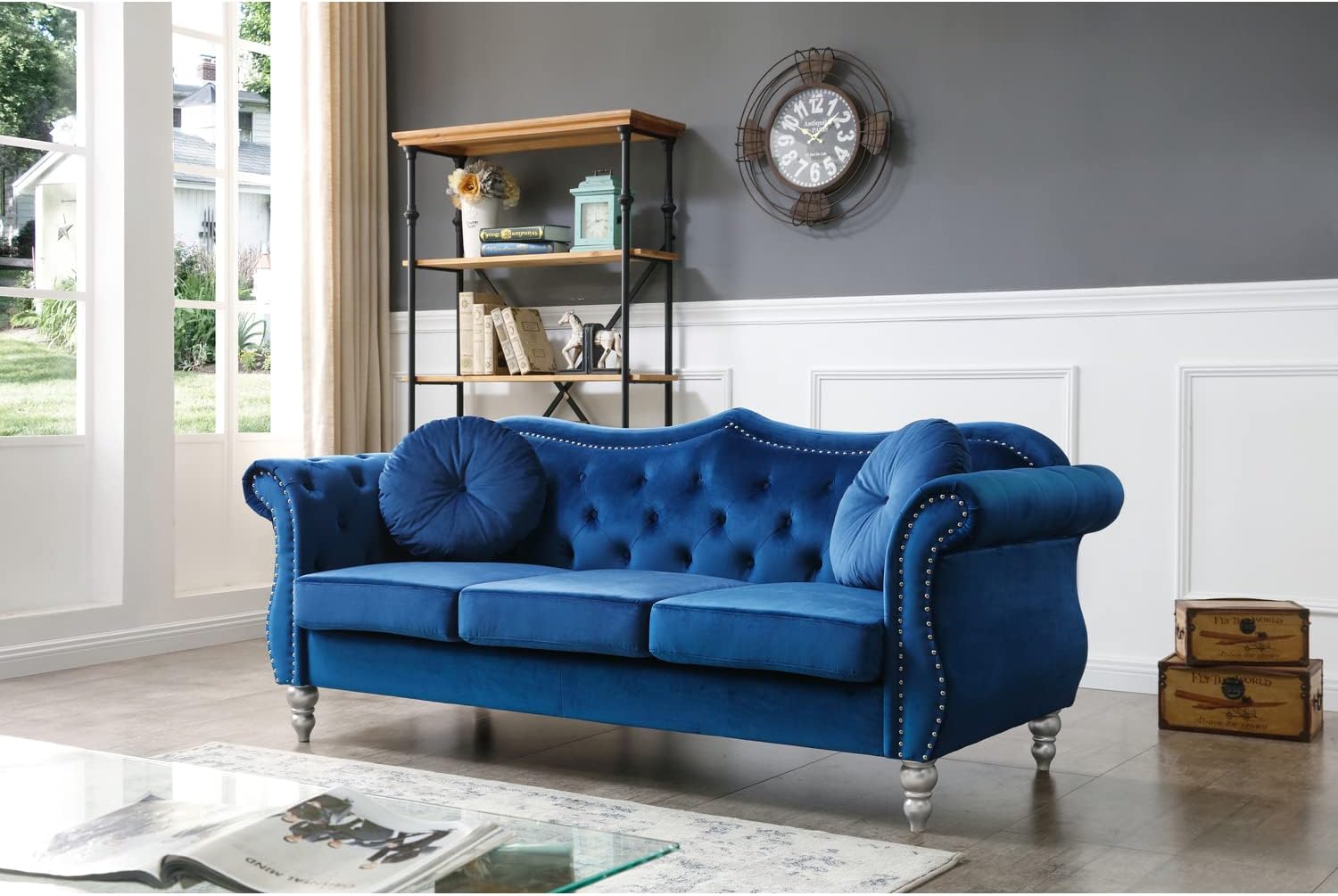 Zen Zone Sofa, Navy Blue