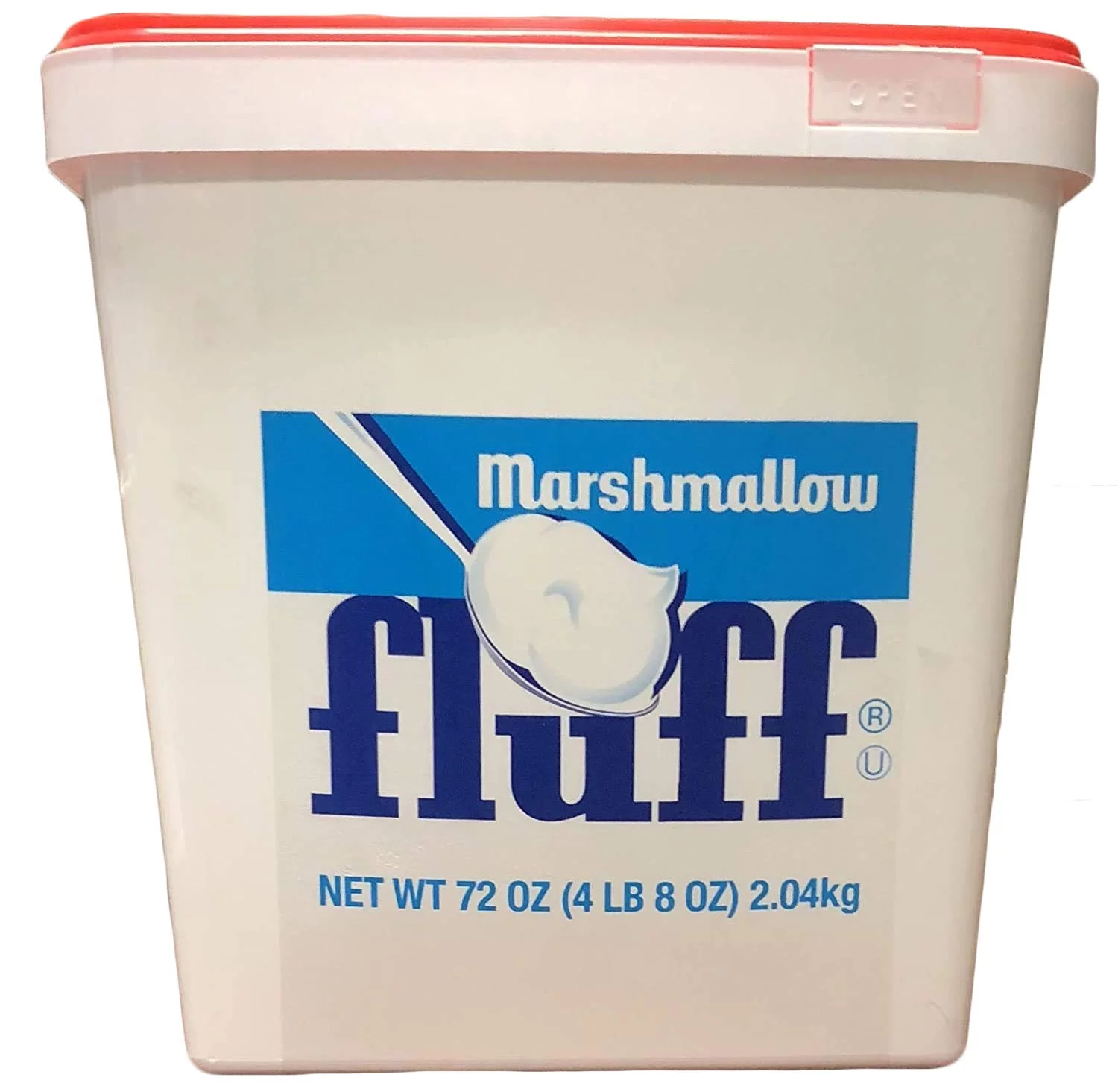 Marshmallow Fluff Original Marshmallow Fluff Large 72 oz. tub 4.5 LB Bulk Supply