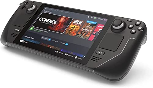 Valve Steam Deck 1TB Handheld Gaming Console, 7 inch Touchscreen 1280 x 800 LCD Display, Bundle 5-in-1 Kit