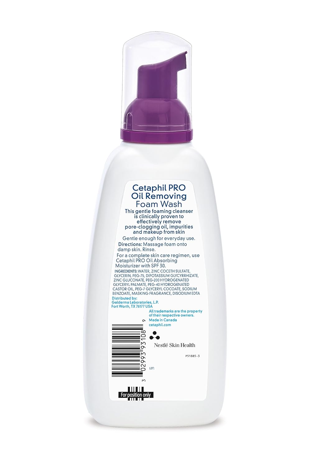 Cetaphil Dermacontrol Foam Wash, 8 Oz