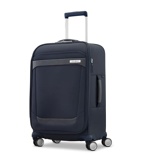 Samsonite Elevation Plus 22-Inch Carry-On - Expandable Softside Spinner Luggage - Cypress Green