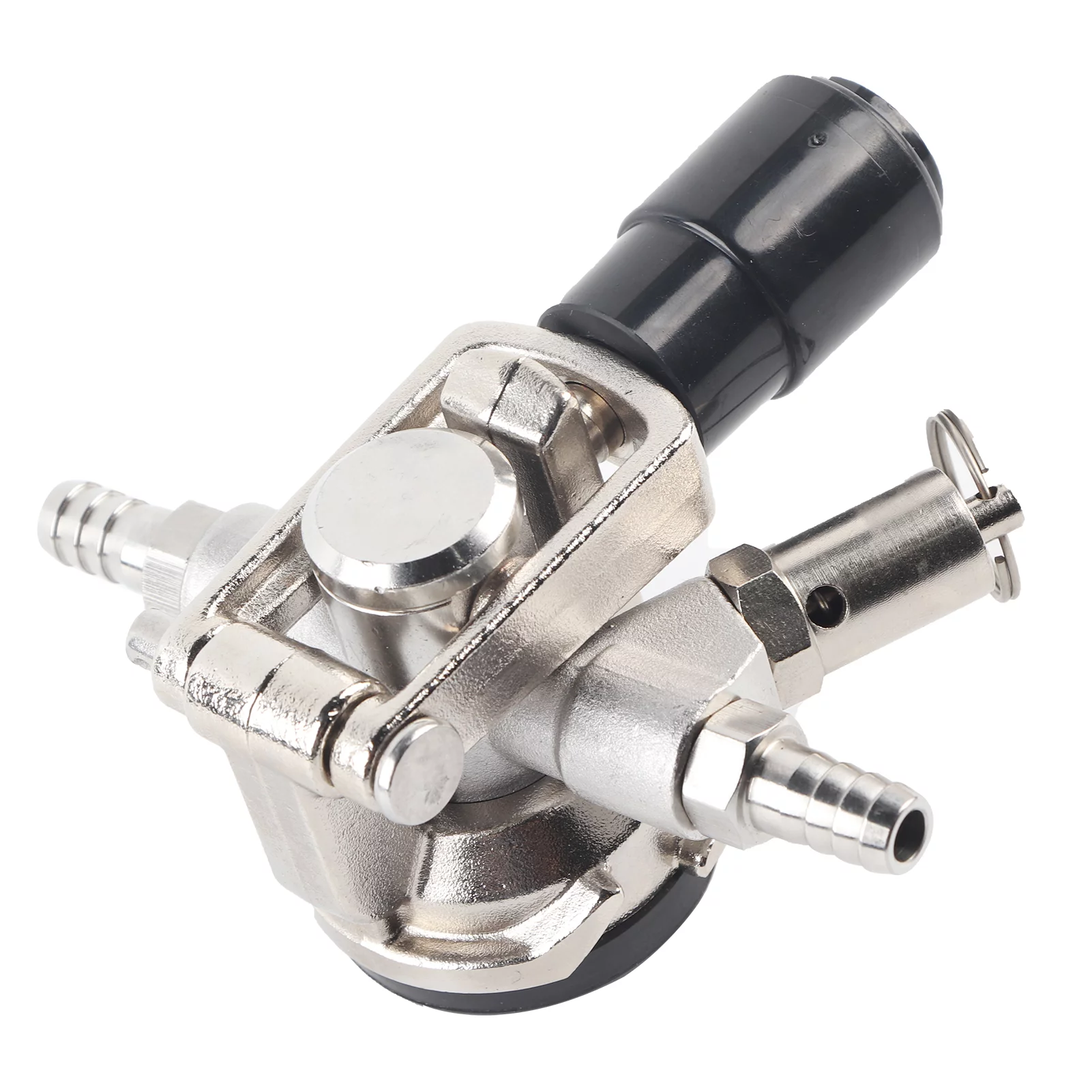 Leylor Coupler Keg Tap -D Type Stainless Steel Beer Keg Coupler Keg Dispenser Equipment with Pressure Reducing Valve