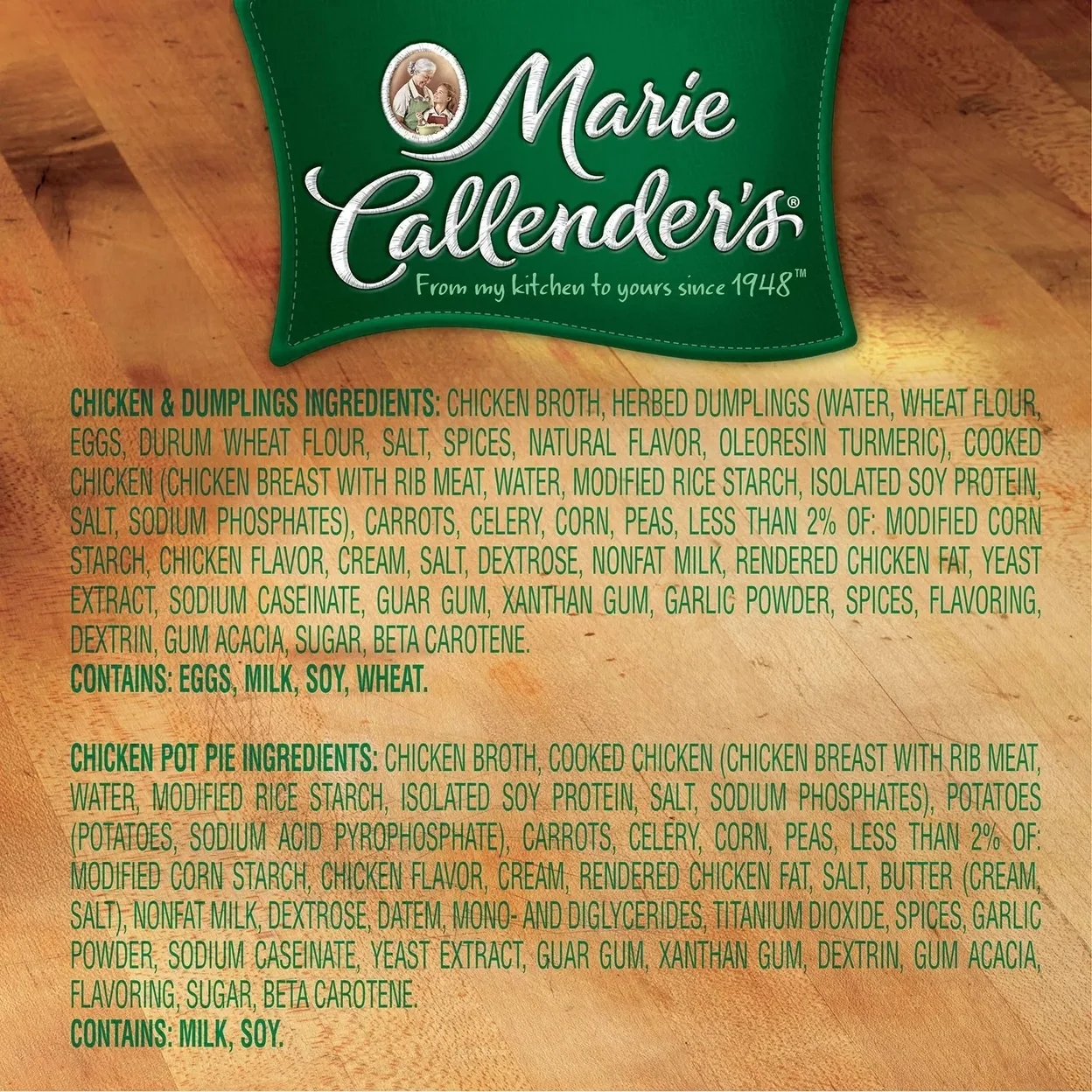 Marie Callender Chicken Variety Soup 8 Pack