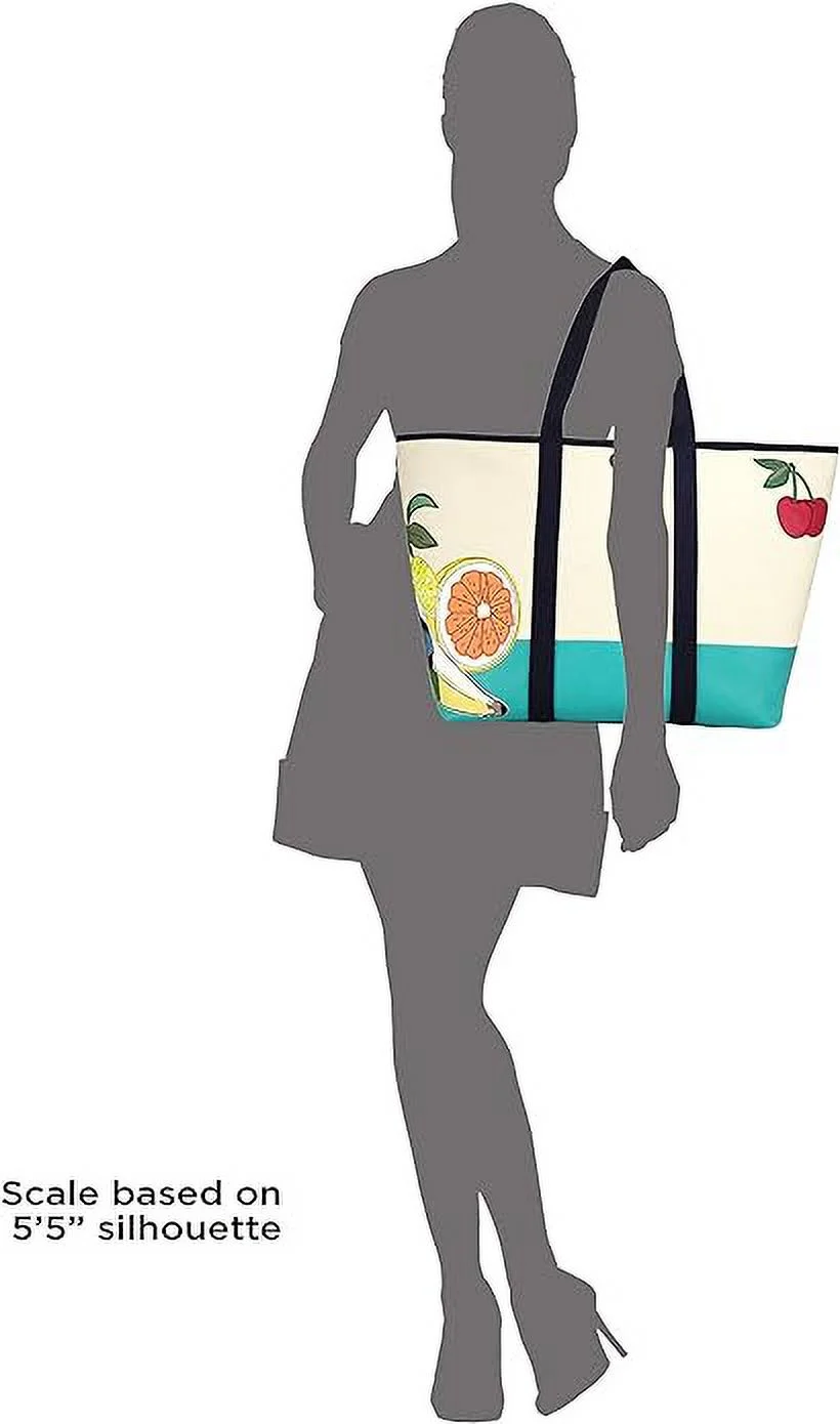 Tory Burch 36873 Penn Fruit Applique Multicolor Women's Tote Bag