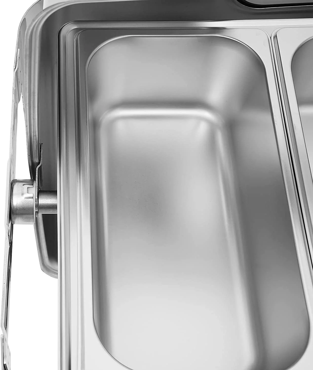 TFCFL 13.5L Stainless Steel Buffet Chafer Roll Top Chafing Dish Heating Tray w/ 3 Pots