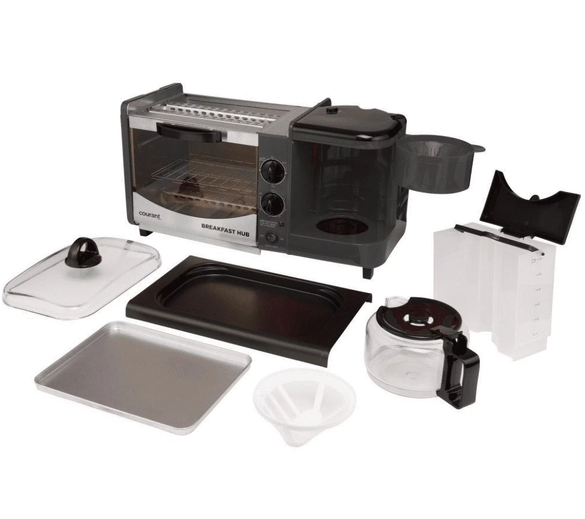 COURANT 3-IN-1 BREAKFAST HUB, BLACK