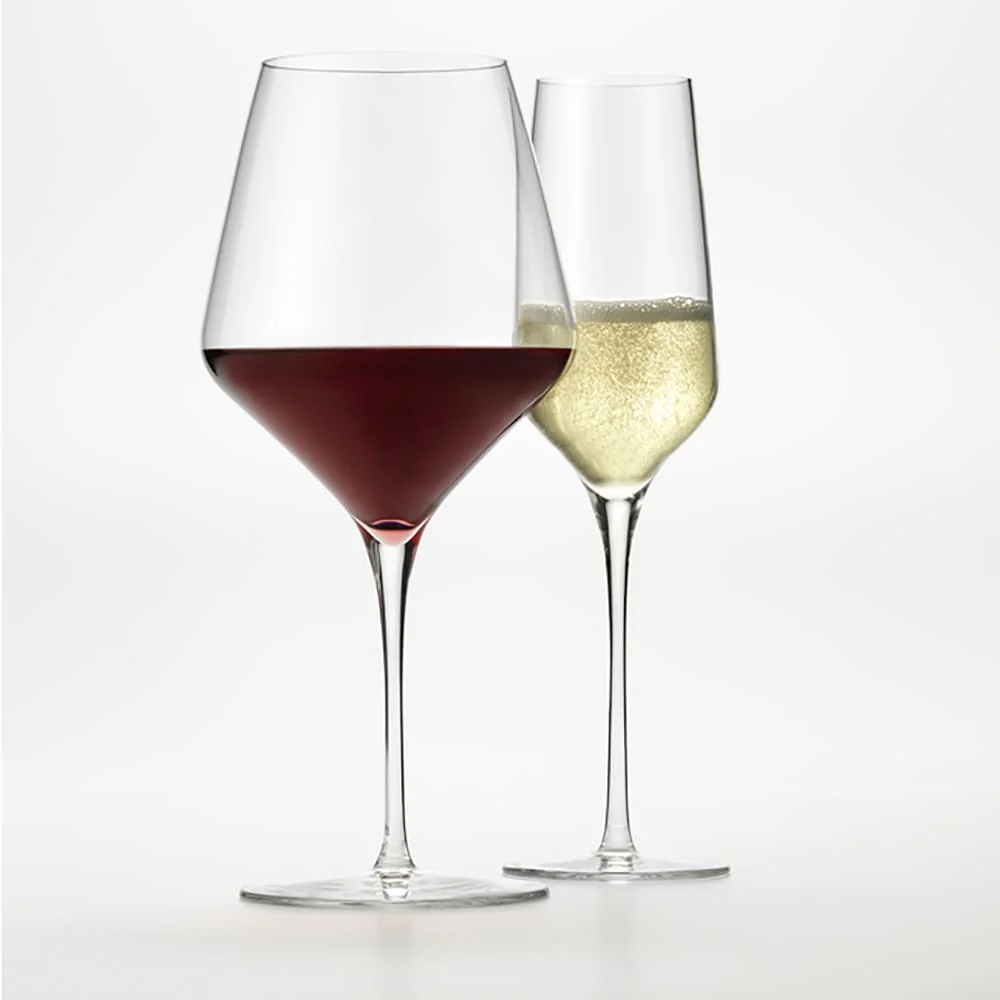 Libbey 9332 Prism 8 Ounce Flute Glass - 12 / CS