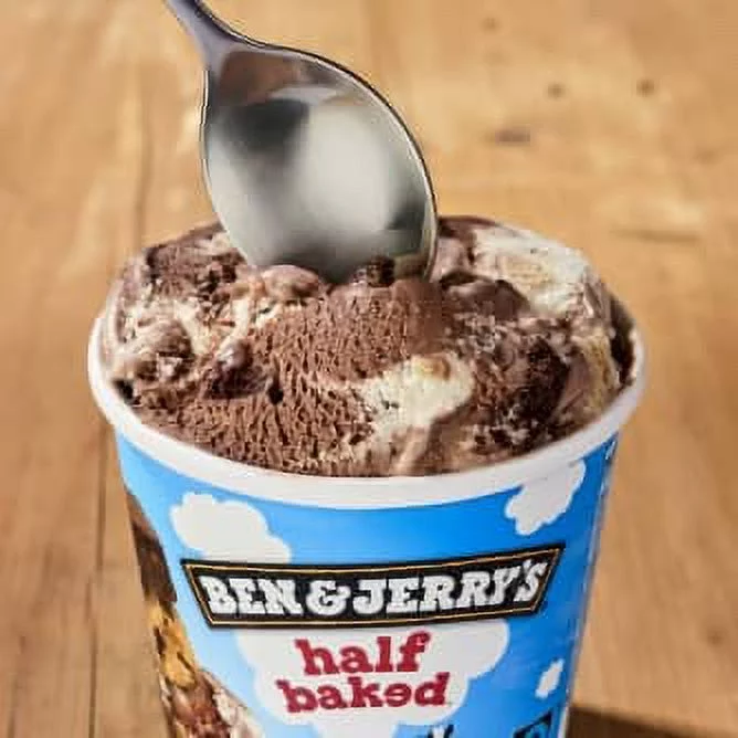 Ben & Jerry's Half Baked Ice Cream, 16 oz. Pint, 6-Pack (Frozen)
