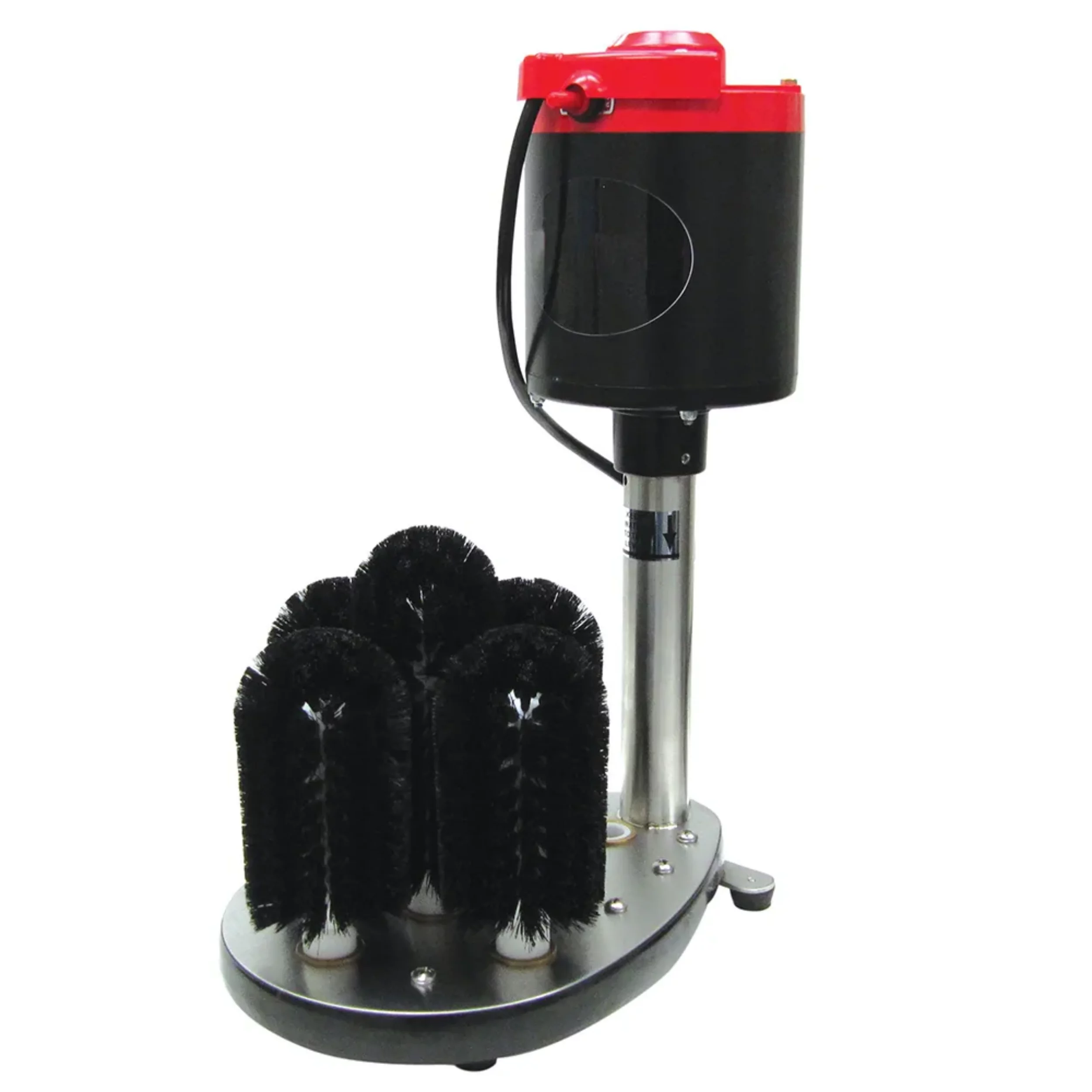 FSE GW-120 Electric Upright Bar Glass Washer with 5 Brushes, Ideal for Bars, Restaurants, Cafes, and More, 1/3 HP