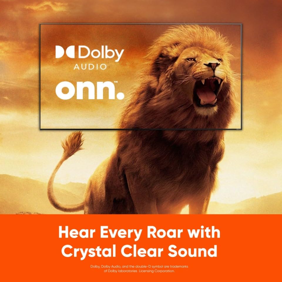 ONN 50-Inch Class 4K Ultra HD LED Smart TV HDR (2160p) Resolution, 60 Hz Refresh Rate, DLED Display, Wireless Streaming, 100012585 (Renewed)