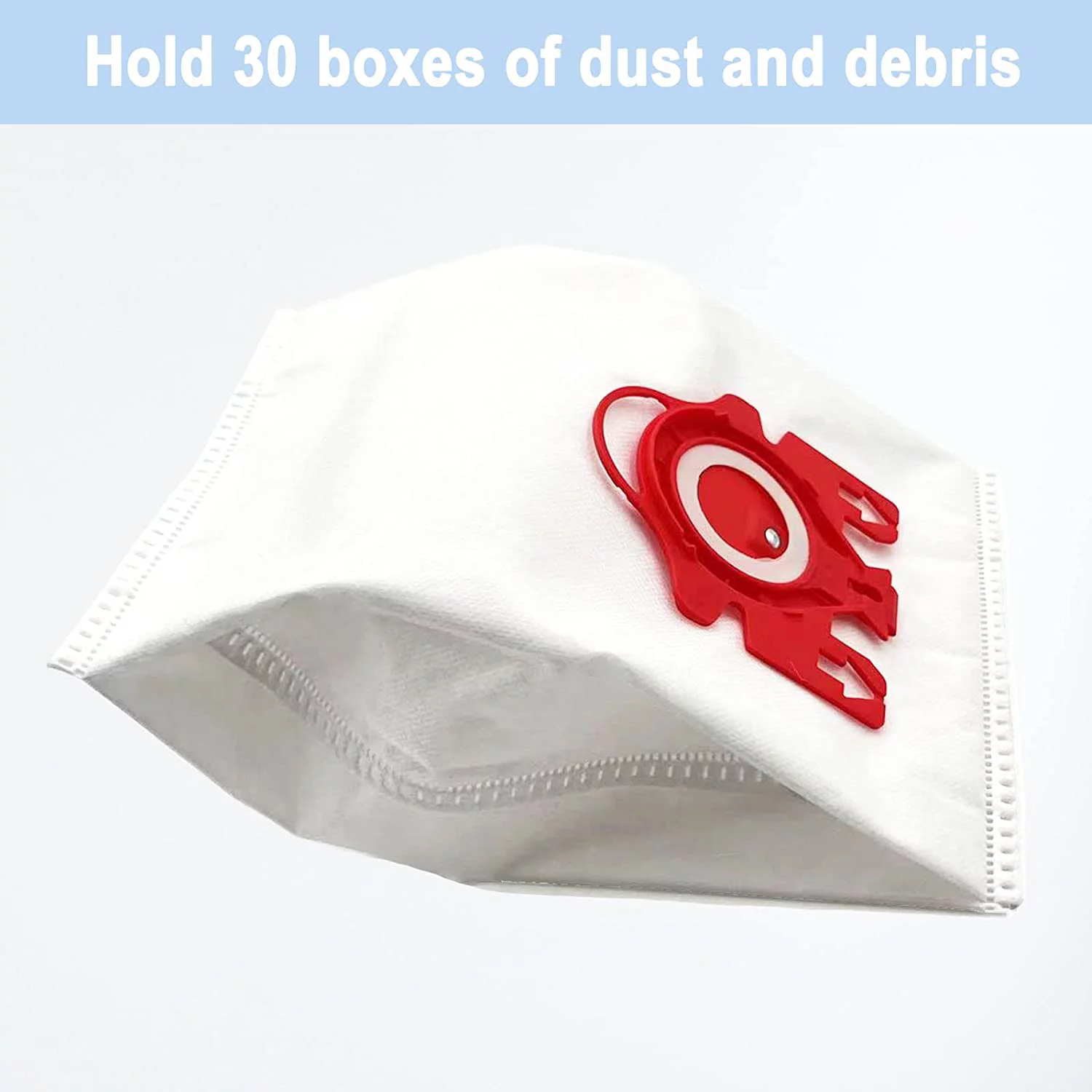 12 Pack AirClean 3D FJM Vacuum Cleaner Bags Replacement Compatible with Miele Compact C2 Complete C1 Compact C1 S246-S256i, S300,S500 S700, S4000 and S6000 Series canister vacuums,Part # 10123220