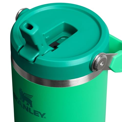 Stanley IceFlow Flip Straw Tumbler with Handle 30 oz | Twist On Lid and Flip Up Straw | Leak Resistant Water Bottle | Insulated Stainless Steel |BPA-Free | Lilac