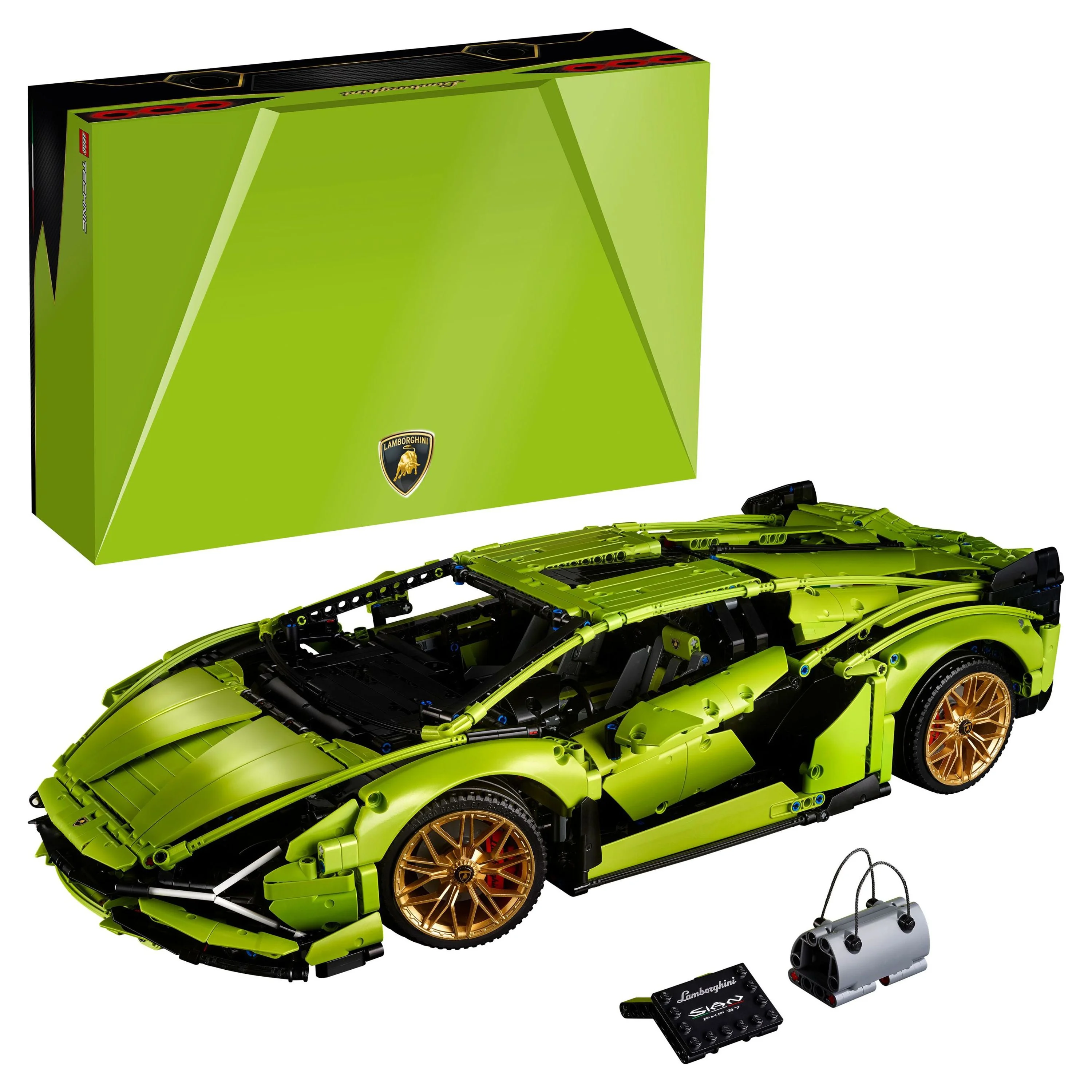 LEGO Technic Lamborghini Sián FKP 37 42115 Building Set - Classic Super Car Model Kit, Exotic Eye-Catching Display, Home or Office Décor, Ideal for Adults or Car Enthusiasts