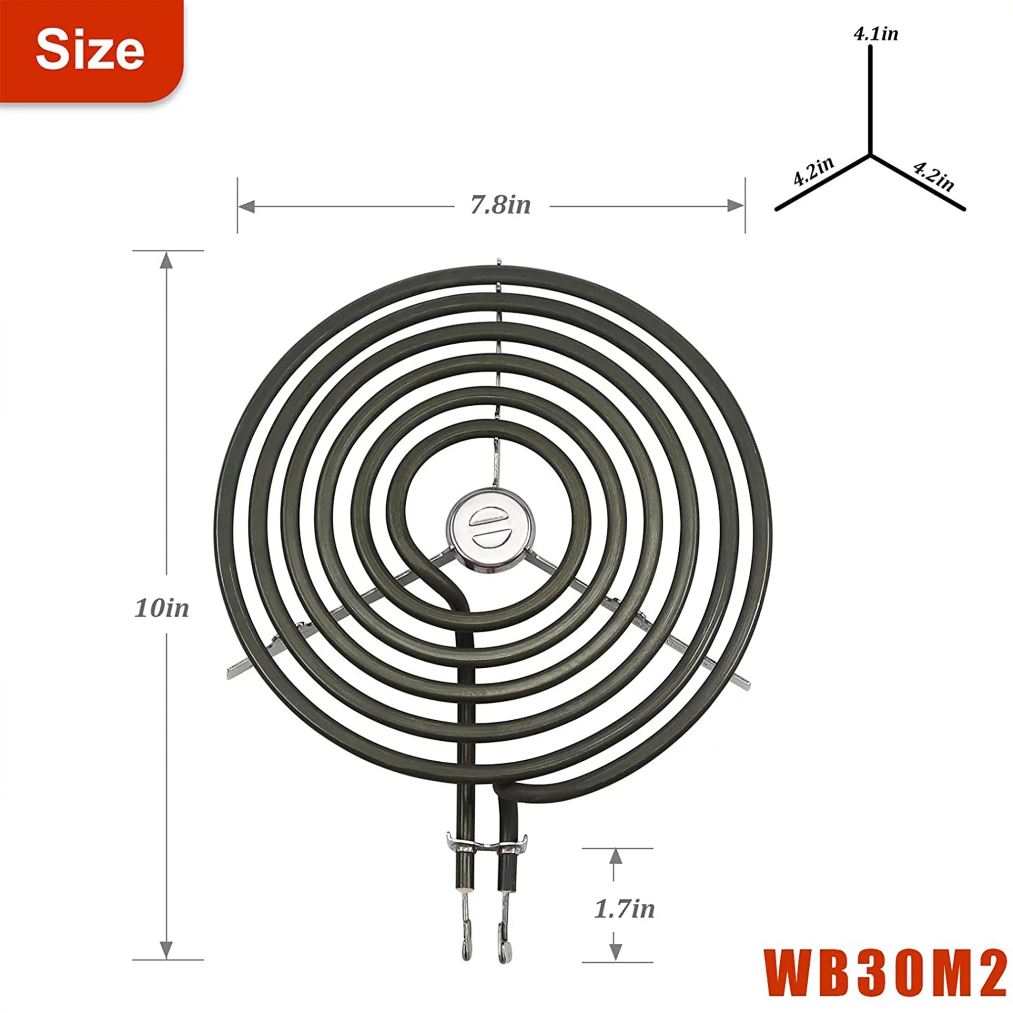 Beaquicy WB30M1 WB30M2 Electric Range Stove Surface Burner Element Kit for GE Hotpoint