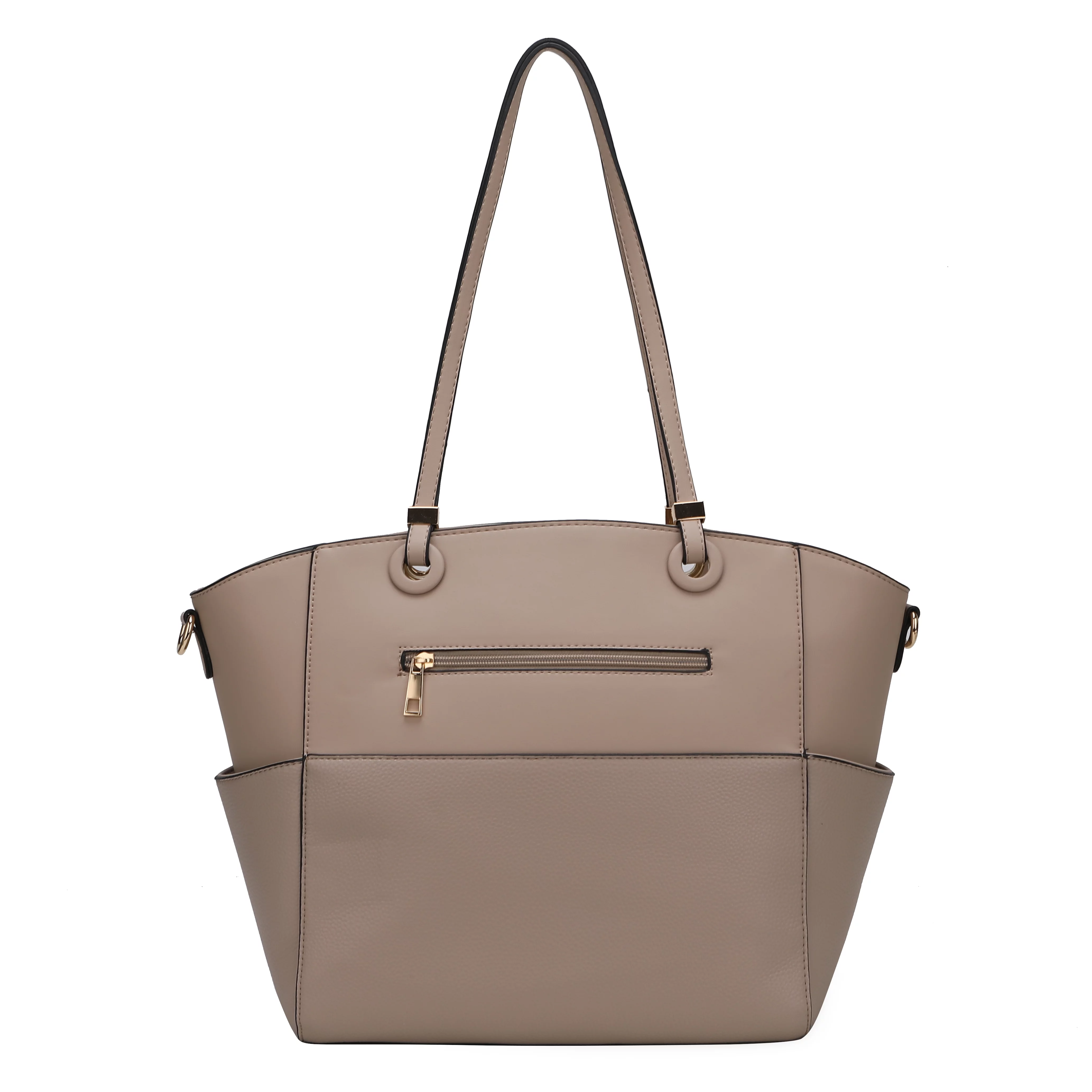 Prisha Vegan Leather Womens Tote Bag with Wallet - 2 pieces by Mia K