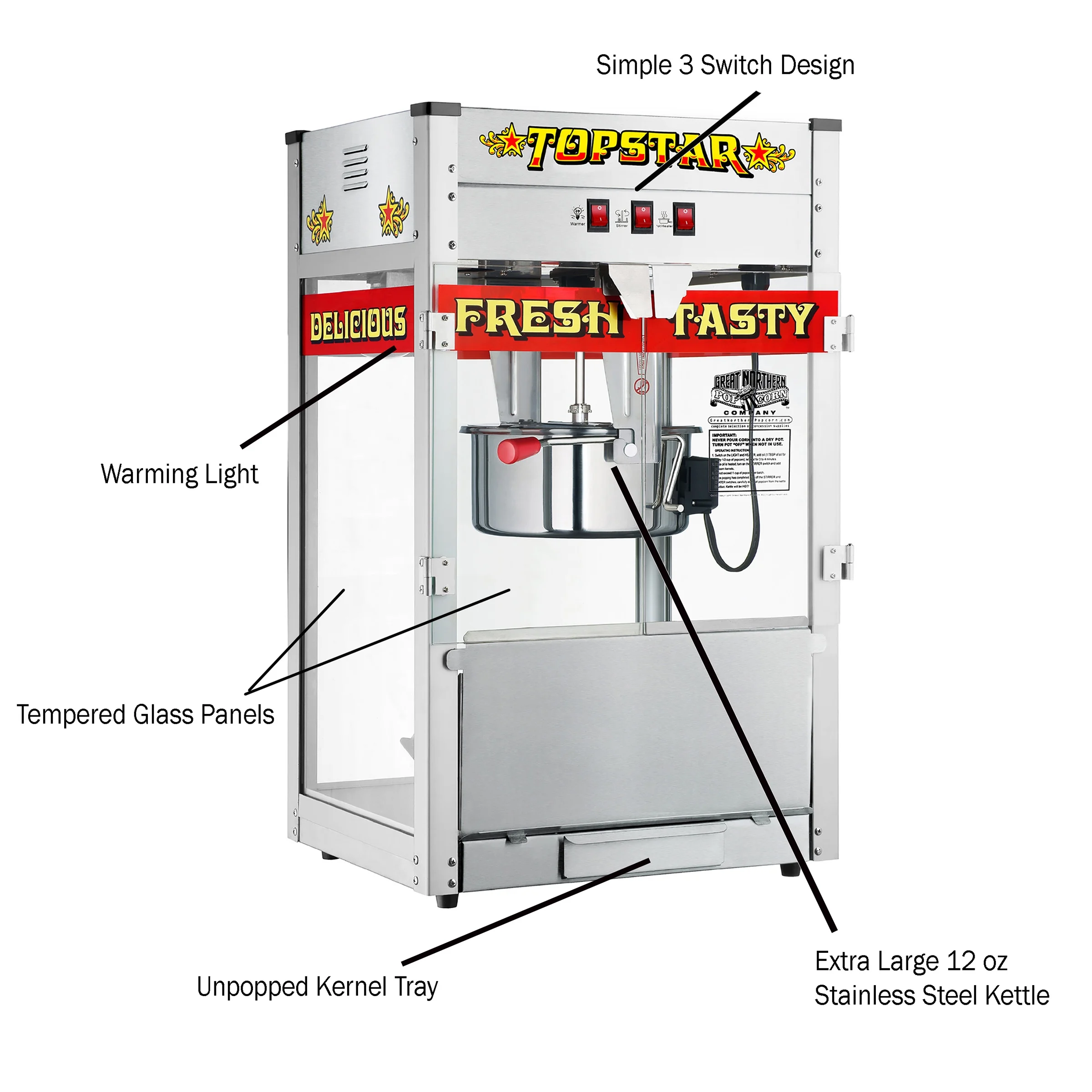 6208 TopStar Twelve OZ Machine