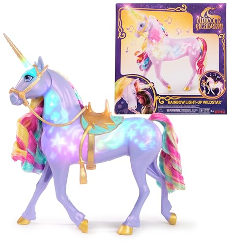 Unicorn Academy, Ava Doll & Color-Change Leaf Stall Playset with 15 Accessories, Dolls & Unicorn Toys for Girls Ages 4 and up