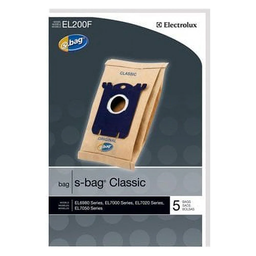 Electrolux EL200F S-Bag Classic Vacuum Bag, Set of 5