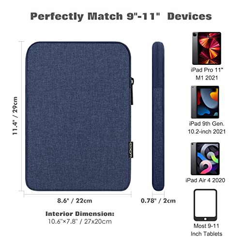 Moko 9-11 Inch Tablet Sleeve Bag Carrying Case Fits iPad air 5 10.9