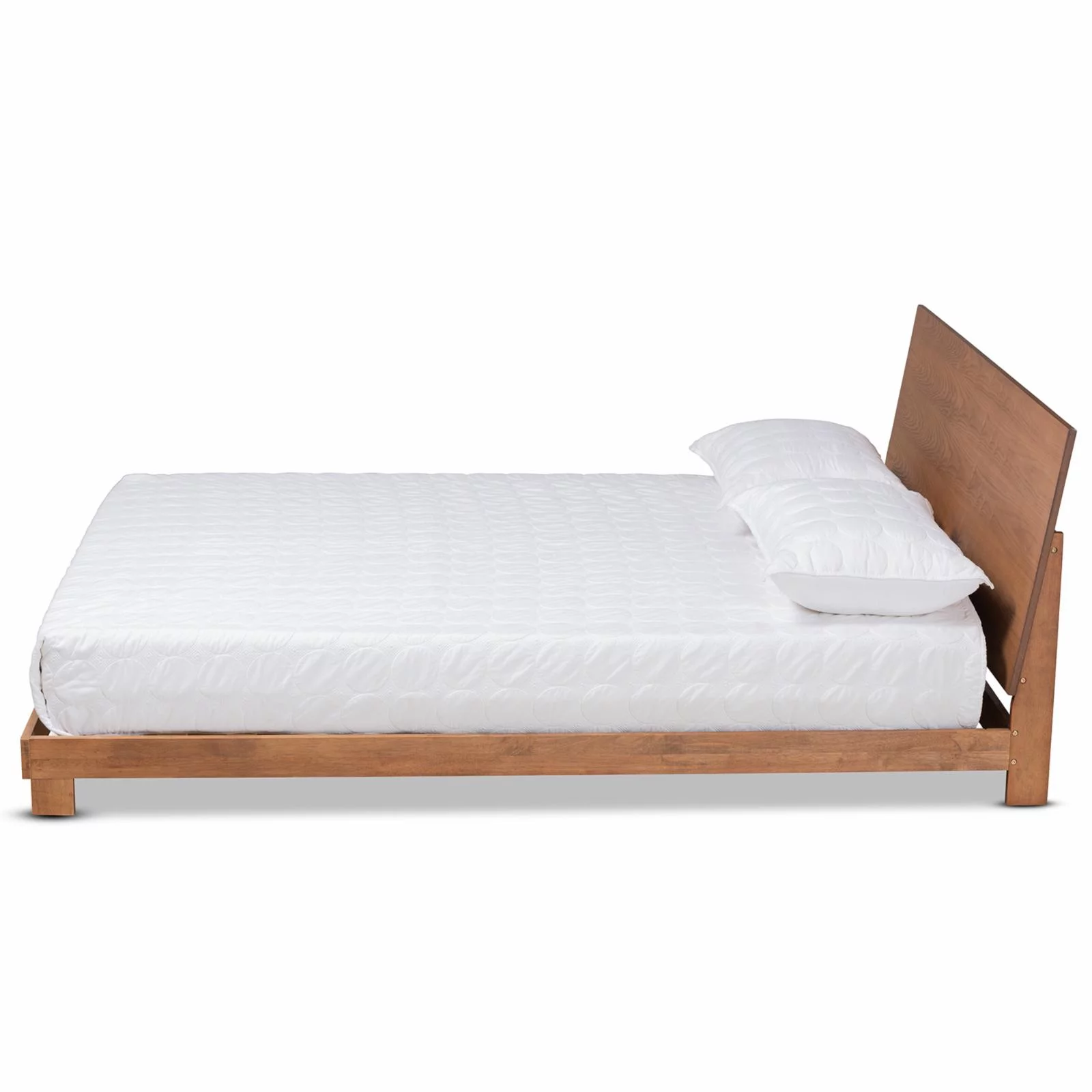 Baxton Studio Haines Brown Finished Wood Queen Size Platform Bed