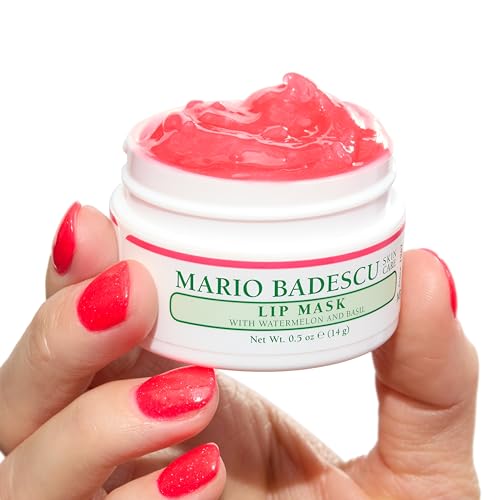 Mario Badescu Lip Mask, Overnight Lip Treatment Enriched With Skin Softening Coconut Oil and Hydrating Shea Butter