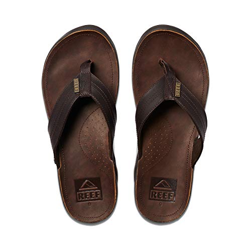 REEF J-Bay III Men's Full Grain Leather Flip Flop