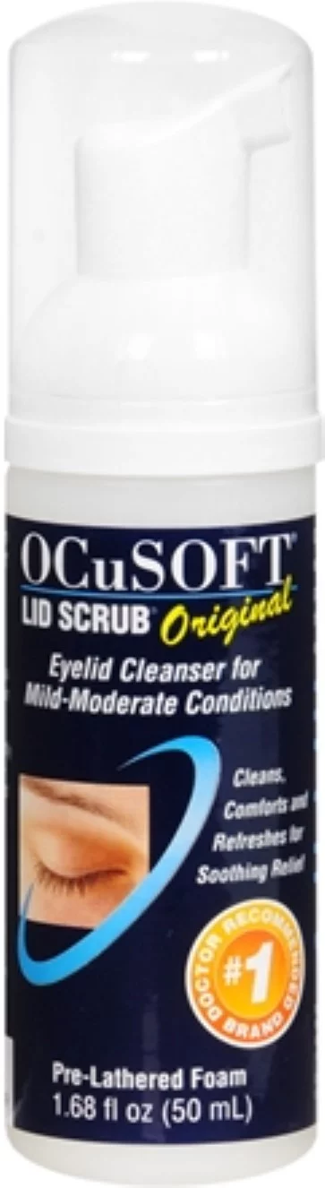 OCuSOFT Lid Scrub Foaming Eyelid Cleanser 50 mL (Pack of 4)