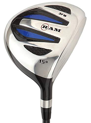Ram Golf EZ3 Mens Wood Set - Driver, 3 & 5 Wood -Headcovers Included