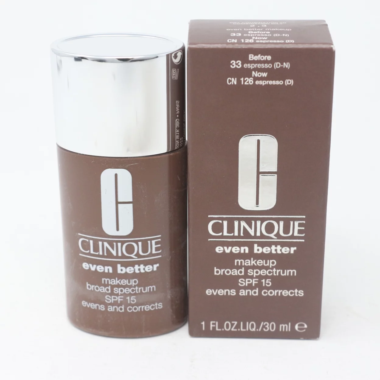 Clinique CQEVBEFO74 1.0 oz Even Better Makeup Spectrum SPF 15 Butterscotch