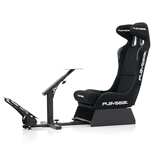 PLAYSEAT Evolution Pro Sim Racing Cockpit | Comfortable Racing Simulator Cockpit | Easily Adjustable | Compatible with all Steering Wheels & Pedals on the Market | Supports PC & Console |Actifit