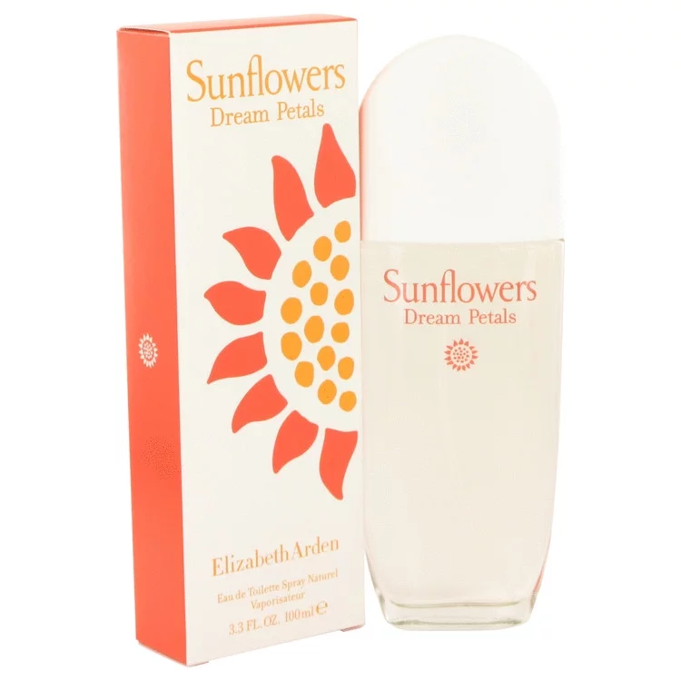Sunflowers Dream Petals Eau De Toilette Spray By Elizabeth Arden 3.3 oz