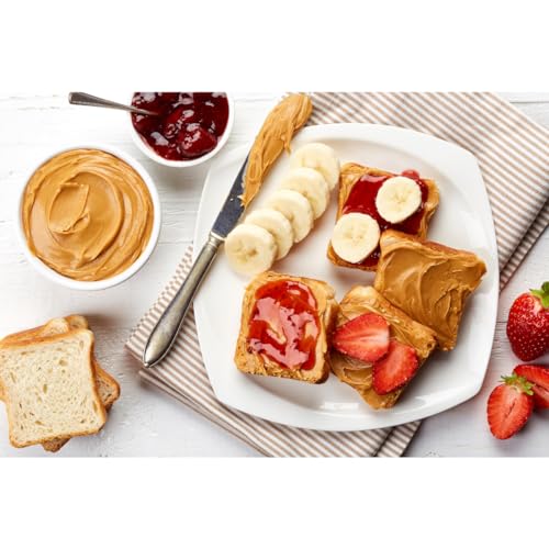 SKIPPY Natural SUPER CHUNK Peanut Butter Spread 7 G Protein per Serving Regula，15.00 oz - Pack of 2 with Supreme Box