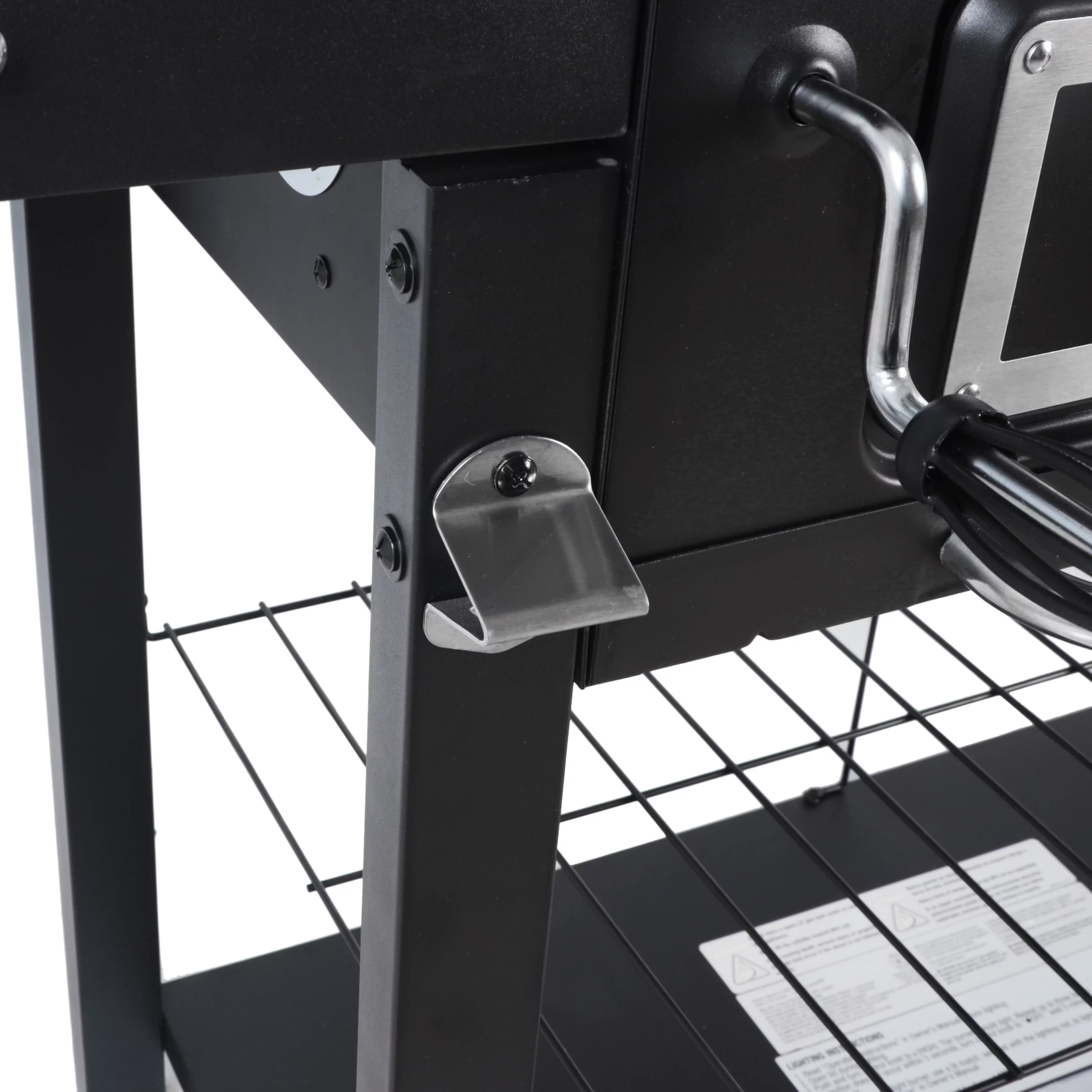 RevoAce Dual Fuel Gas & Charcoal Combo Grill, Black with Stainless