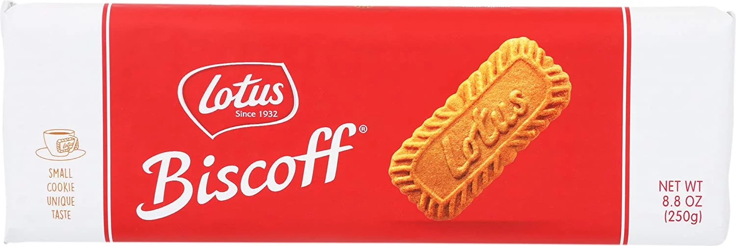 Lotus Biscoff Cookies -- 8.8 oz Pack of 4