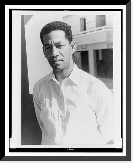 Historic Framed Print, [Portrait of Ramon Blancos, Havana, Cuba], 17-7/8