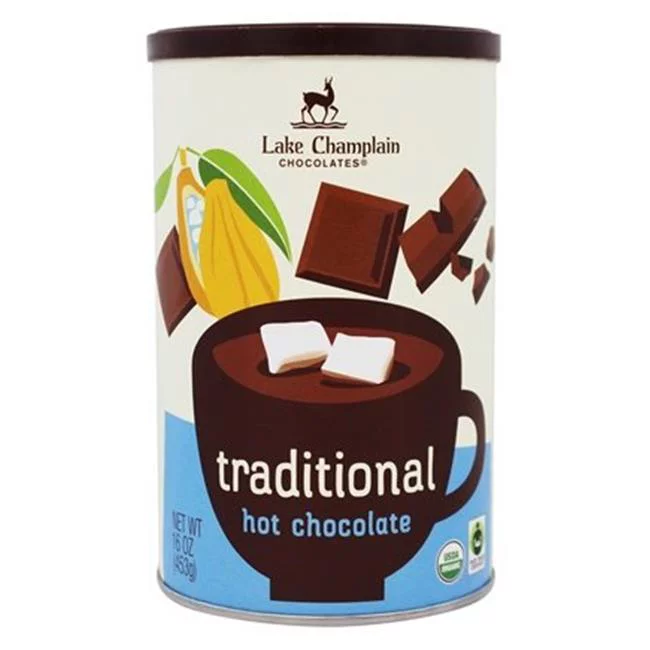 Lake Champlain Chocolates  16 oz Organic Gourmet Traditional Hot Chocolate