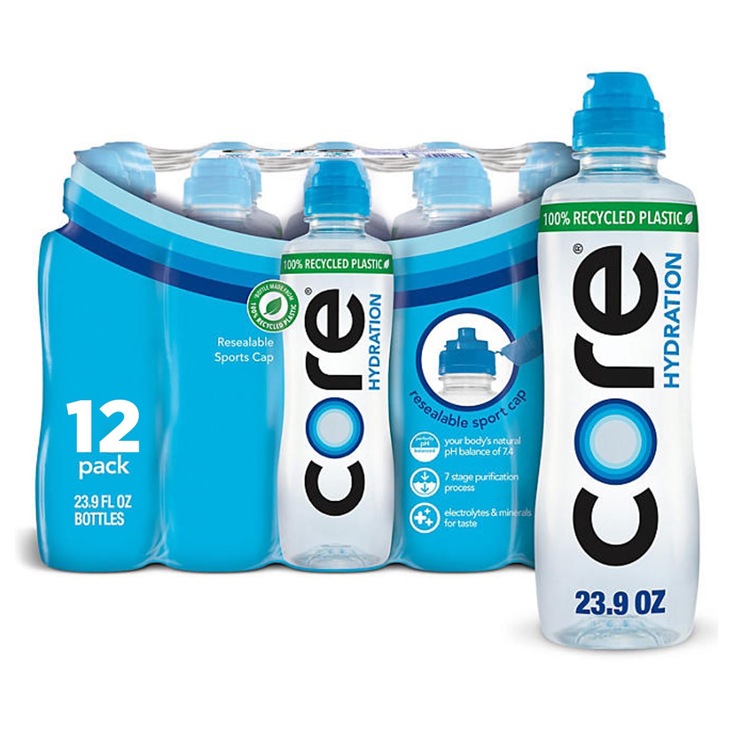 Generic CORE Hydration Nutrient Enhanced Water (23.9 fl. oz., 12 pk.)