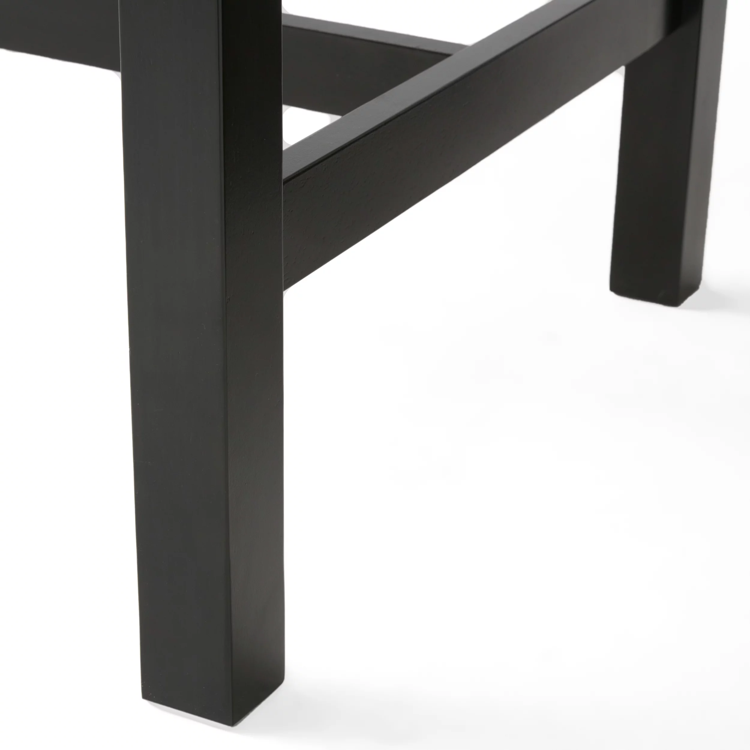 Noble House Parma 4 - Piece Black Wood Dining Set