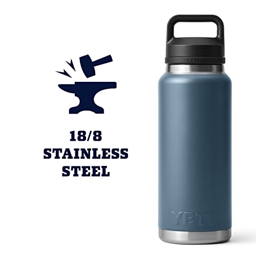 YETI Rambler 36 oz Bottle, Vacuum Insulated, Leakproof, Stainless Steel with Chug Cap