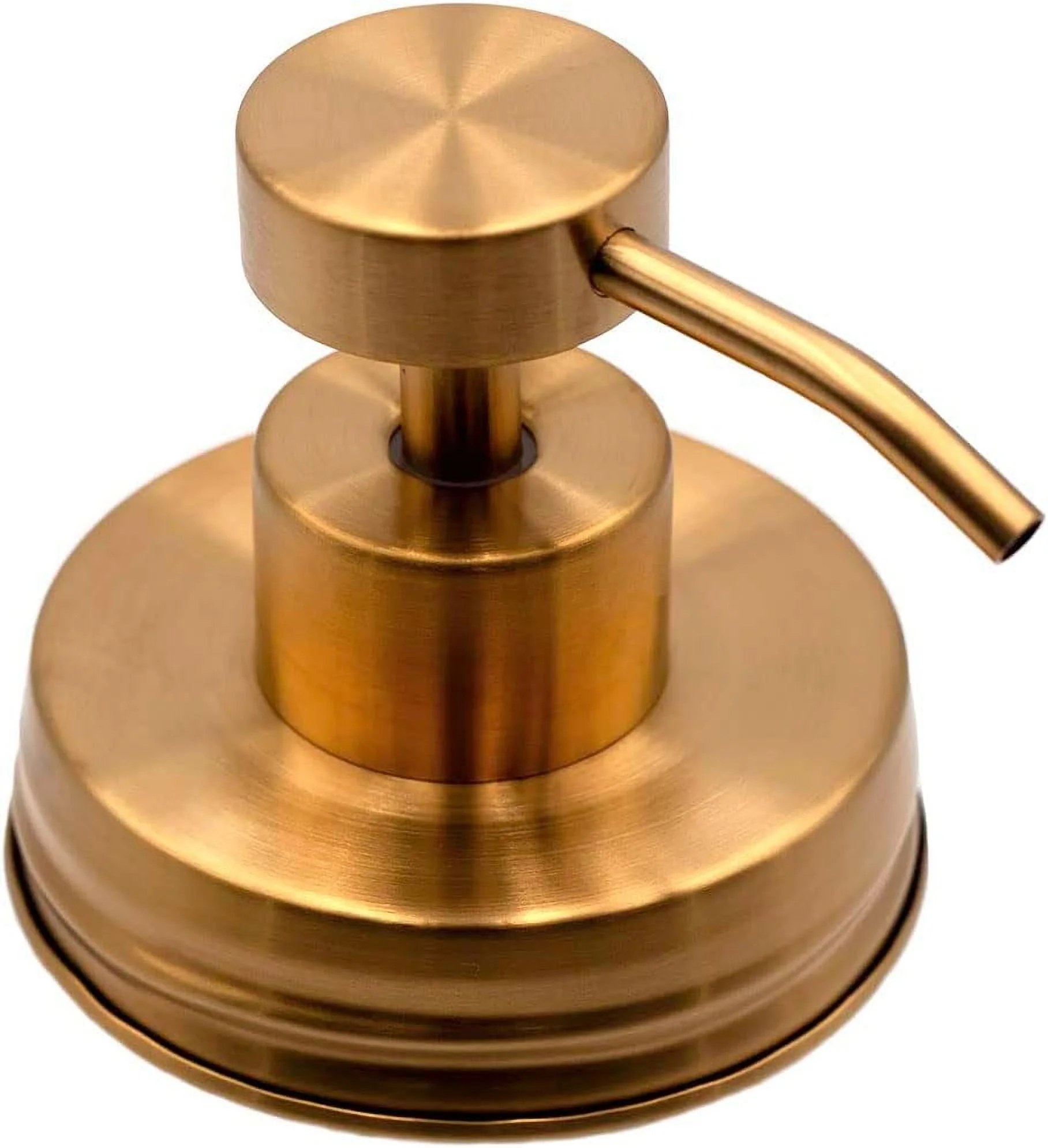 Matte Soap Pump Dispenser Lid Kit For Regular Mouth Jars By