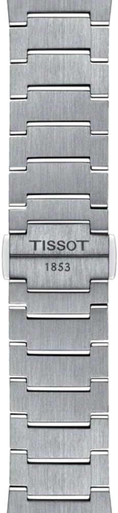 Tissot Mens PRX Powermatic 80 316L Stainless Steel case Automatic Watch, Grey, Stainless Steel, 12 (T1374071109100)