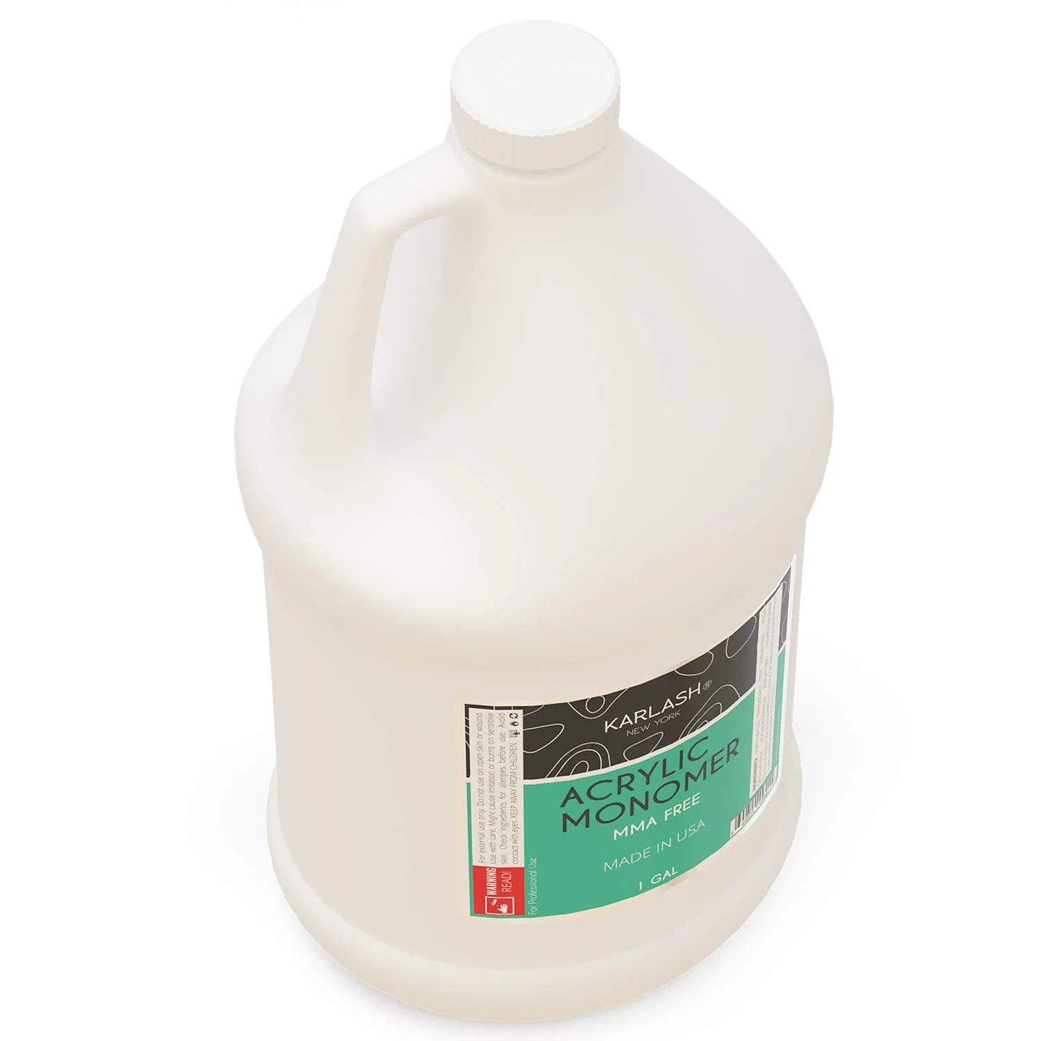 Karlash Professional Acrylic Liquid 1 gal Monomer MMA FREE for Doing Acrylic Powder Nails, Ultra Shine and Strong Nail Made in USA