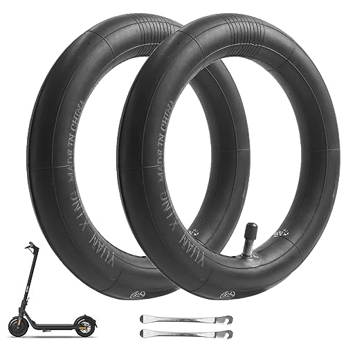 MIMIRACLE 10 x 2.125 Rubber Pneumatic Tire & Inner Tube Set Compatible with Segway Ninebot F Series Electric Scooters - Fits F20, F25, F30, F40