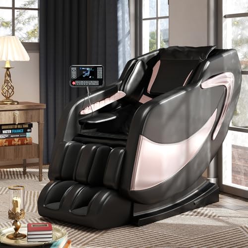 Artist hand Massage Chair Full Body, Zero Gravity Massage Chair Shiatsu Massage Recliner with 5 Auto Modes, Back & Upper Legs Heating, Bluetooth Speakers, Calfrest Extension, Airbags, Foot Rollers
