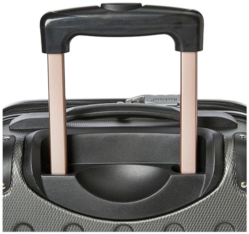 Rockland London Hardside Expandable Luggage with Spinner Wheels, Pink, Carry-On 20-Inch