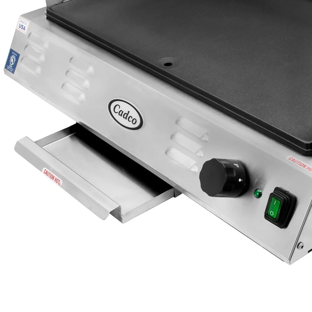 Cadco - CG-10 - 120V/1500W Electric Countertop Griddle