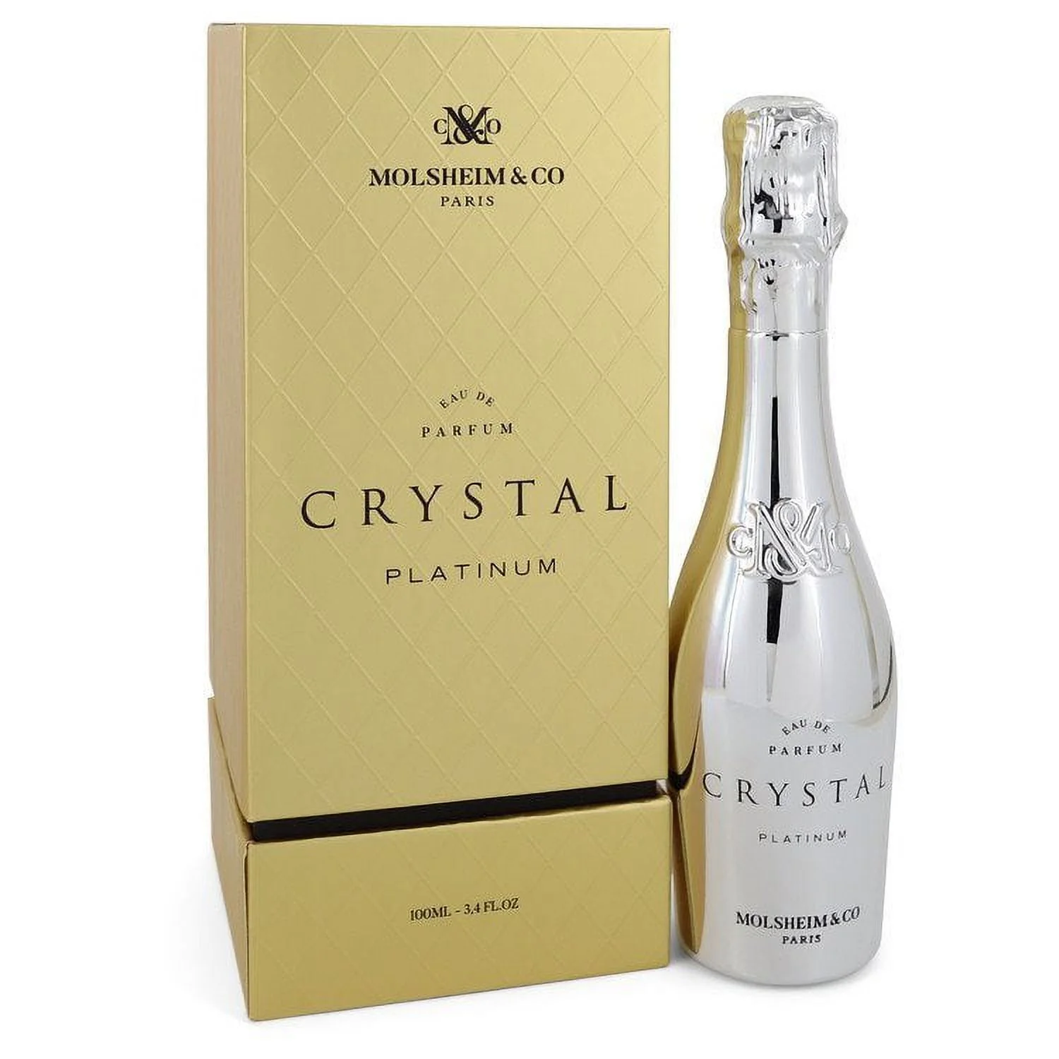 Crystal Platinum Eau De Parfum Spray - Exquisite Fruity and Spicy Blend