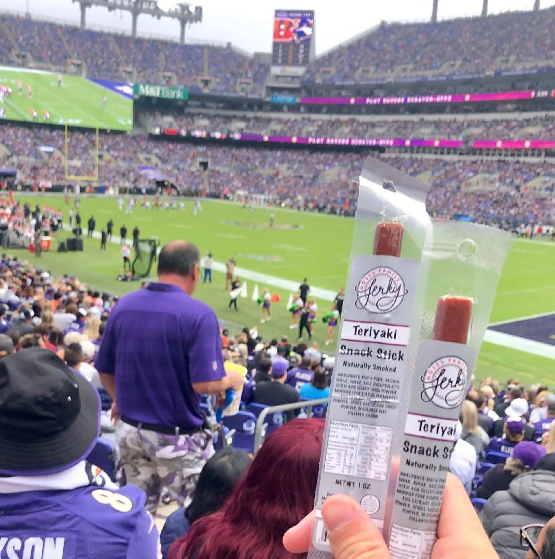 Moses Family Beef Jerky, Teriyaki Snack Stick, 1 Ounce (Pack of 15), Fresh, Meat Stick