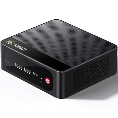 Beelink Mini PC, AMD Ryzen 7 6800U(up to 4.7GHz), 32GB LPDDR5 1TB PCIe4.0, Radeon 680M Graphics Triple 4K Display, Wi-Fi 6/BT5.2, Office Mini Desktop Computer